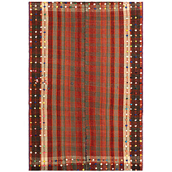 Vidal Tapis de laine 204x138 rouge Jajim