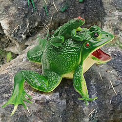 Avis Jouet de grenouille à sonnerie Texture claire Puzzle Accessoires délicats Simulation Jouet de grenouille sonore pour les présentations