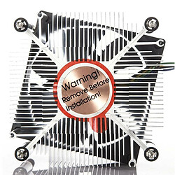 Acheter Universal Radiateur CPU Intel 3 broches Refroidissement Ventilateur 1366/115 x 95 x 95 x 60 mm(blanche)