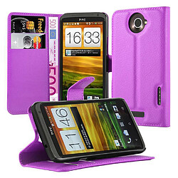 Cadorabo Coque HTC ONE X / X+ Etui en Violet