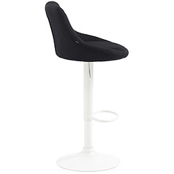 Acheter Non Tabouret de bar Lazio tissu blanc