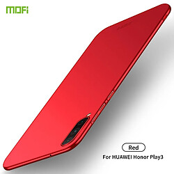 Wewoo Coque Rigide Pour Huawei Honor Play 3 Frosted PC Étui ultra-mince rouge