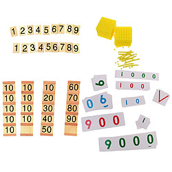 Jeu De Bacaire Montessori + Insérer Conseil De Nombre Pour Enfants Calculant Maths Jouet Apprentissage