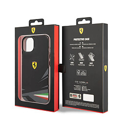 Avis Ferrari Coque pour iPhone 14 Plus en TPU Antichocs modèle Italia Noir