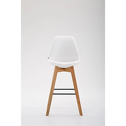 Non Tabouret de bar Metz simili cuir Natura