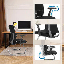 Chaises cantilever CAPTIVO PRO V Noir hjh OFFICE