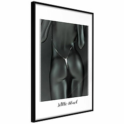 Paris Prix Affiche Murale Encadrée Beauty of the Female Body 20 x 30 cm Noir