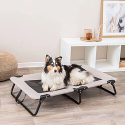 TRIXIE Chaise longue pour chien 99x19x60 cm Gris et noir