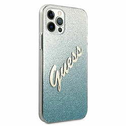 Acheter Guess Maroquinerie Guess GUHCP12MPCUGLSBL Coque de Protection pour iPhone 12/12 Pro 6,1`` Bleu à Paillettes