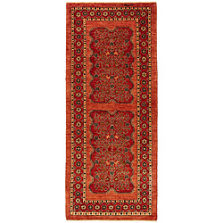 Vidal Tapis de couloir en laine 211x87 orange Kashkuli