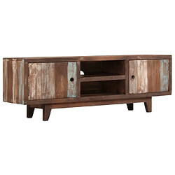 Maison Chic Meuble TV scandinave - Banc TV pour salon Bois d'acacia massif Vintage 118 x 30 x 40 cm -MN51290