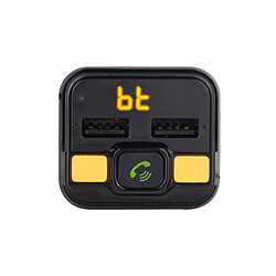 Avis Transmetteur FM compatible avec la technologie bluetooth NGS SPARK BT CURRY pour voiture/ camion. Mains libres. écran LED couleur jaune.206 canaux.