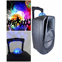 ENCEINTE SONO PORTABLE PARTY BLUETOOTH 450W MOBILE USB TWS LED RGB MSD RADIO FM