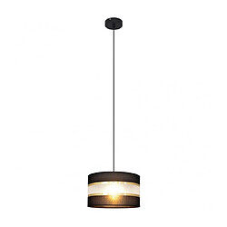 Avis Helam Suspension Helen Tissu,Fer Or noir 1 ampoule 90cm