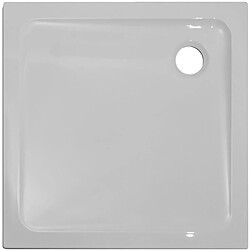 Receveur de douche blanc Bac Extra Plat 80 x 80 x 3,2 cm Kinestart Kinedo RD080