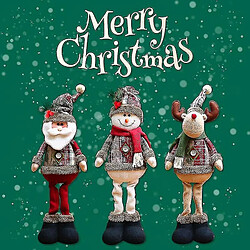 Avis Universal Snowman / Elk / Santa Claus Pold Dolls for Decoration