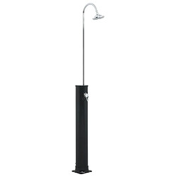 vidaXL Douche solaire Noir 214 cm 20 L