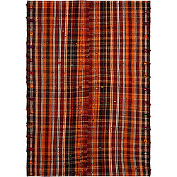 Vidal Tapis de laine 214x147 orange Jajim