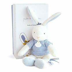 Peluche 25 cm Perlidoudou Lapin matelot - Doudou et compagnie