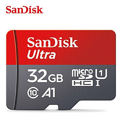 Carte Micro TF SD classe 10 SanDisk 32 G + Lecteur USB 2.0 - originale, carte mémoire pour Smartphone Tablette Caméra Surveillance