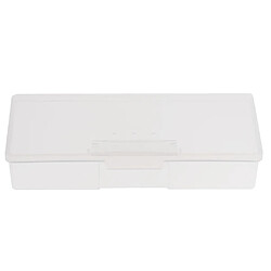 Acheter plastique transparent avec couvercle boîte de rangement 19.5x7.8x4cm