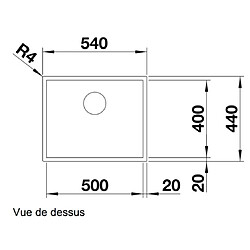 Blanco Evier à encastrer 526245 pas cher