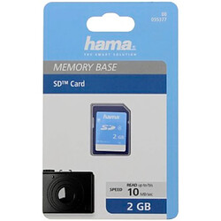 Hama Carte mémoire SD, classe 4, 2GB