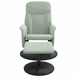 Avis Maison Chic Fauteuil Relax pour salon, Fauteuil inclinable avec repose-pied gris clair velours -GKD35539