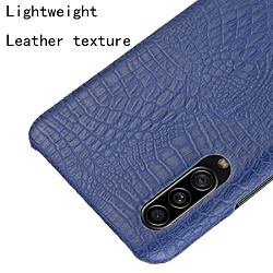 Acheter Wewoo Coque Rigide Pour Galaxy A70s antichoc Crocodile Texture PC + Etui en PU Bleu