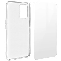 Avizar Coque Oppo Find X3 Lite Souple et Film Verre Trempé 9H transparent