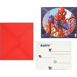 Procos Folat 93951P Invitations FSC Ulimate Spider - 6 pièces