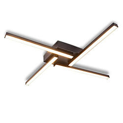 Autres Temps ZMH LED Pendant Light Living Room Black 24W Modern 3000K Pendant Light Kitchen Dining Room