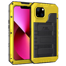 Coque en silicone antichoc, imperméable jaune pour votre iPhone 13 6.1 pouces