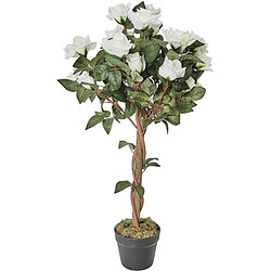 The Home Deco Factory Rosier artificiel en pot 90 cm.