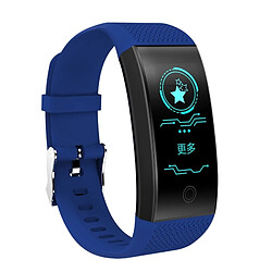 Wewoo Bracelet connecté Smartwatch Fitness Tracker 0,96 pouce HD couleur écran Smartband Smart Bracelet, IP68 étanche, soutien de mode sportive / moniteur de sommeil / appareil photo Bluetooth / de fréquence cardiaque bleu