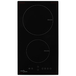 vidaXL Plaque de cuisson à induction 2 brûleurs Contrôle tactile 3500W