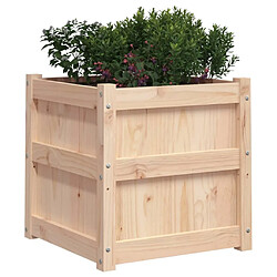 Acheter Maison Chic Jardinière,Bac à fleurs - pot de fleur 50x50x50 cm bois de pin massif -GKD95893