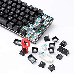 Avis Universal Clavier mécanique avec commutateur rétroéclairé RVB de location russe Compact 81 clés Clavier en aluminium Gamer Machine à écrire | Clavier