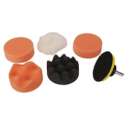 Automobile Accessoires 5pcs Kit Éponges Chiffons pour Polissage de Voiture