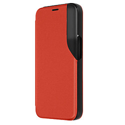 Avizar Étui Folio pour iPhone 15 Clapet Support Vidéo Orange