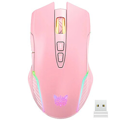 Yonis Souris Sans Fil RGB Ergonomique 3600 DPI