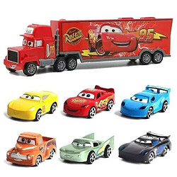 Avis Universal 7pcs/set Voiture 2 Lightning McQueen Racing Mark Truck Jouets pour enfants.(Coloré)