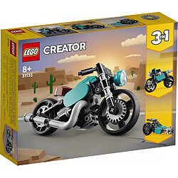 LEGO 31135 La moto ancienne bleu