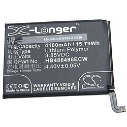 vhbw batterie compatible avec Huawei LYA-AL00, LYA-AL00P, LYA-L09, LYA-L0C, LYA-L29 smartphone (4100mAh, 3.85V, )