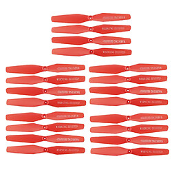 20pcs drone pales d'hélice pour syma quadcopter accessoires de rechange rouge