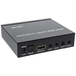 Extracteur InLine® HDMI vers RCA Audio Toslink Audio et HDMI