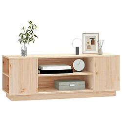 Acheter Maison Chic Meuble TV scandinave - Banc TV pour salon 110x35x40,5 cm Bois de pin massif -MN64771