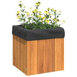 Acheter Maison Chic Jardinière,Bac à fleurs - pot de fleur 25x25x25 cm bois massif d'acacia -GKD72407