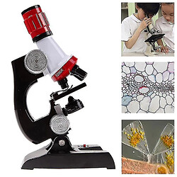 Universal Enfants Enfants Microscope Microscope Kit Laboratoire LED 100x-400x-400x-1200x Accueil Ecole Jouets éducatifs Cadeaux Re