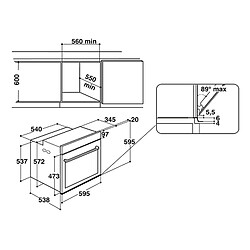 Avis Four encastrable HOTPOINT FI4854PIXHA 71L Inox